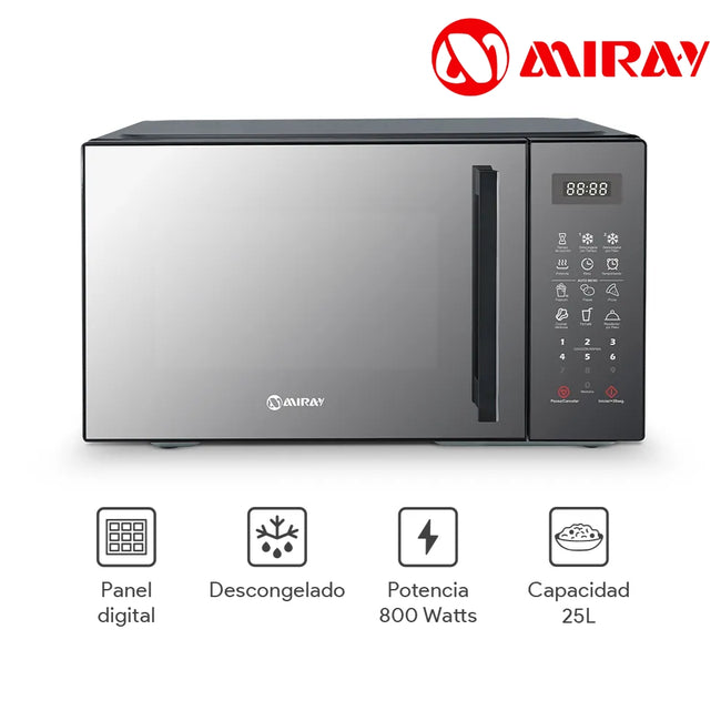 Horno microondas Miray HMM-255N 25L