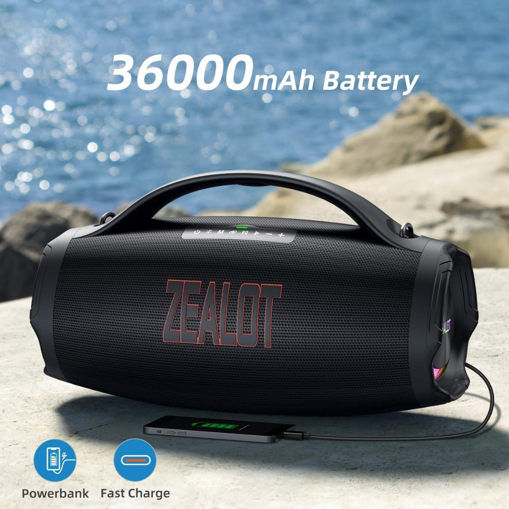 Parlante Bluetooth Zealot S98 160W Negro
