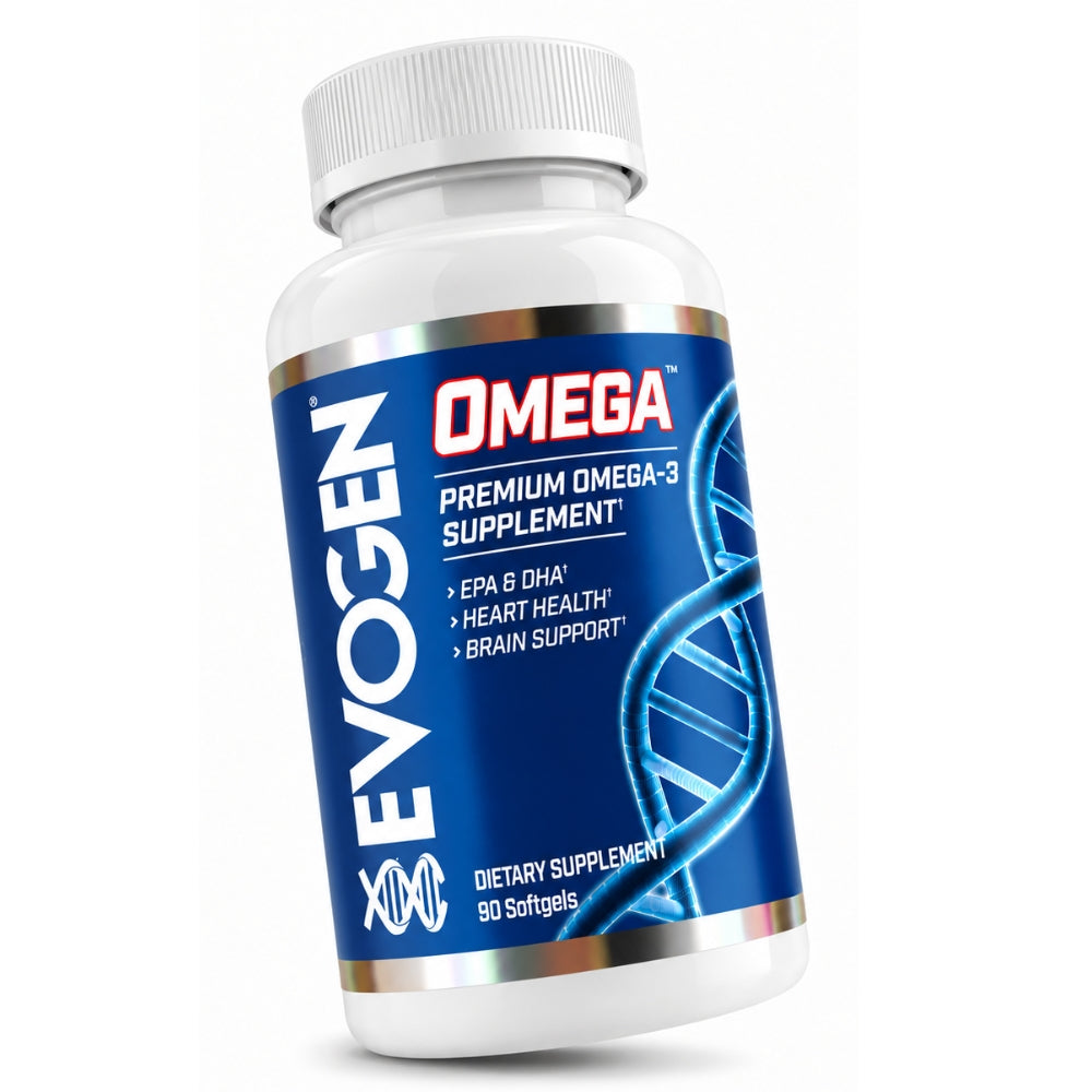 Omega 3 Evogen Fish Oil 3000mg 90 Cápsulas EPA 1200 DHA 900