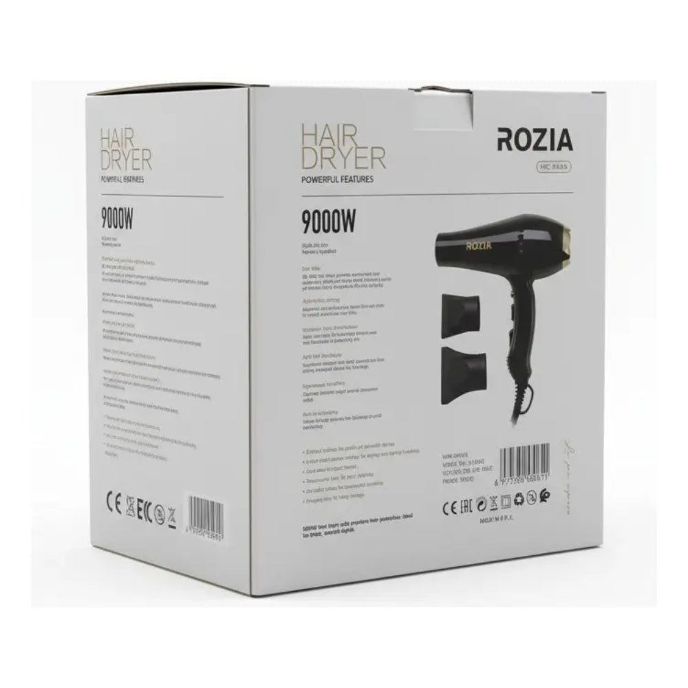 SECADORA DE CABELLO ROZIA PESADA DE 9000W HC8345