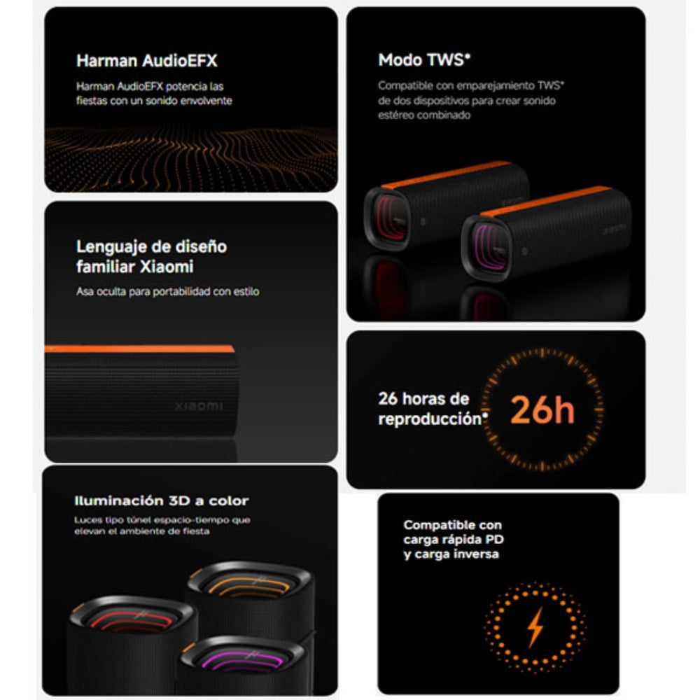 Parlante Bluetooth Xiaomi Sound Party 50W BT 5.4 IP67