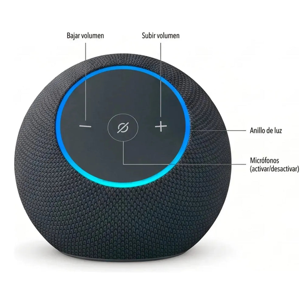 Parlante Inteligente Amazon Echo Dot Max con Alexa Integrada Azul