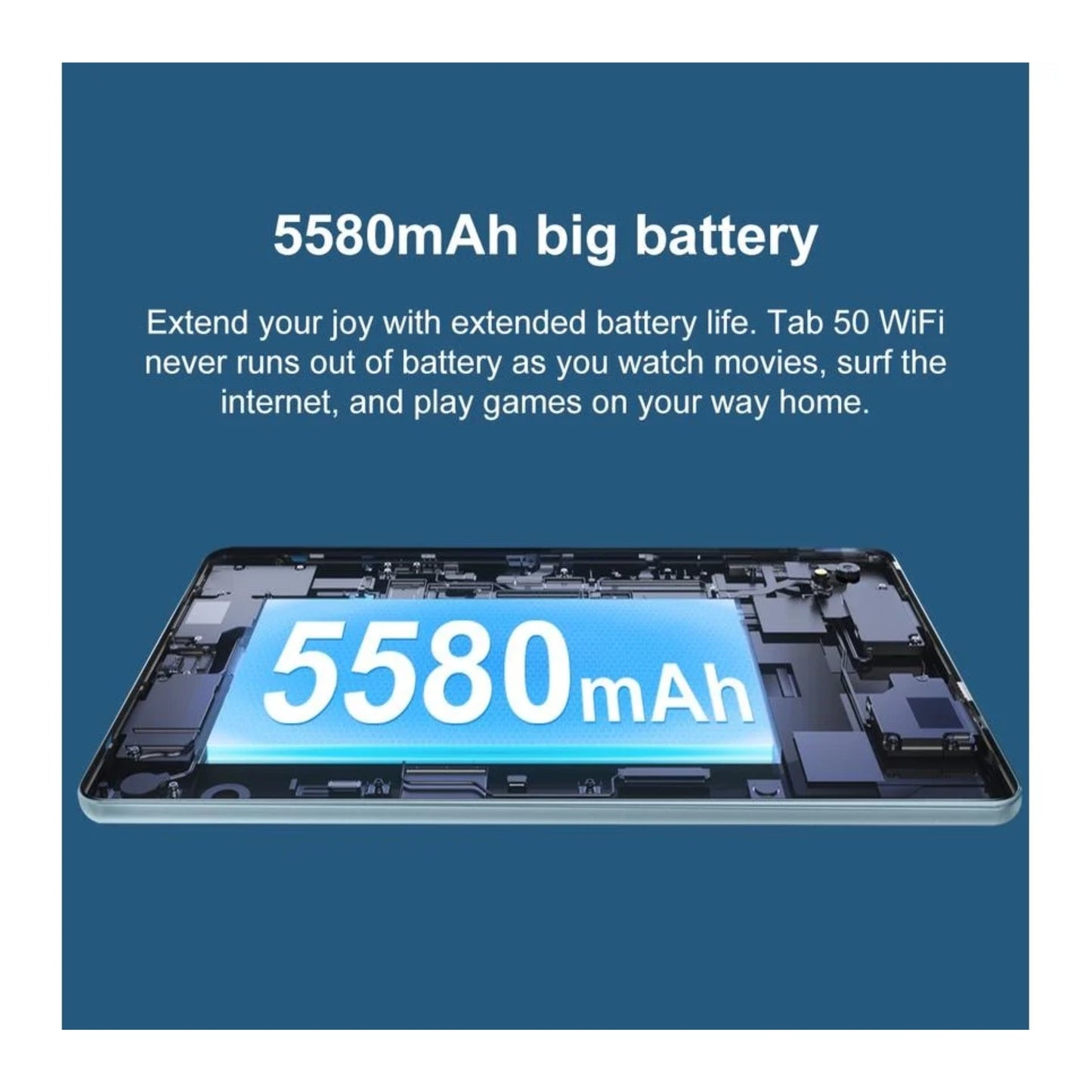 Tablet Blackview Tab 50 Sky Blue 128GB  WiFi 4G RAM