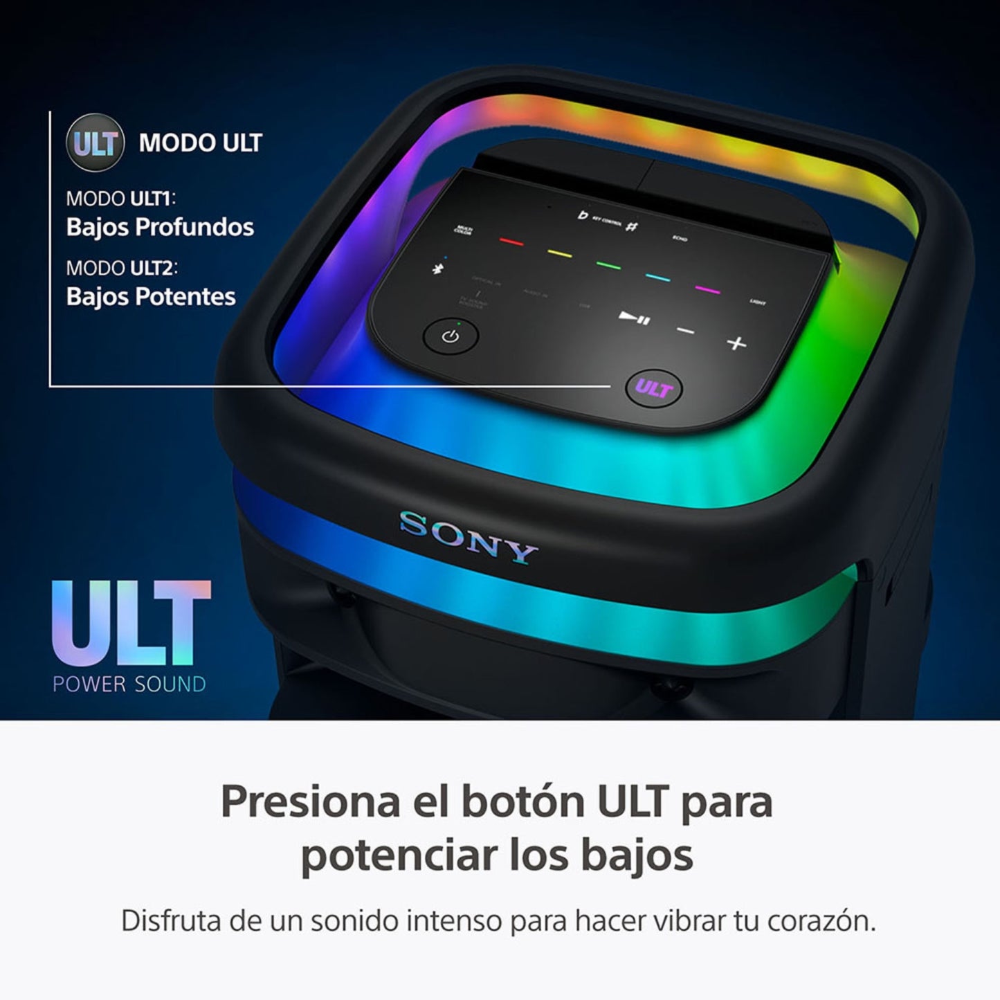 Sony Parlante Bluetooth SRS-ULT1000 de fiestas ULT TOWER 10