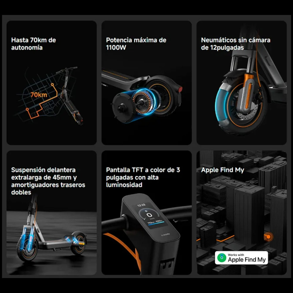 Scooter Xiaomi Electric Scooter 6 MAX Negro GL