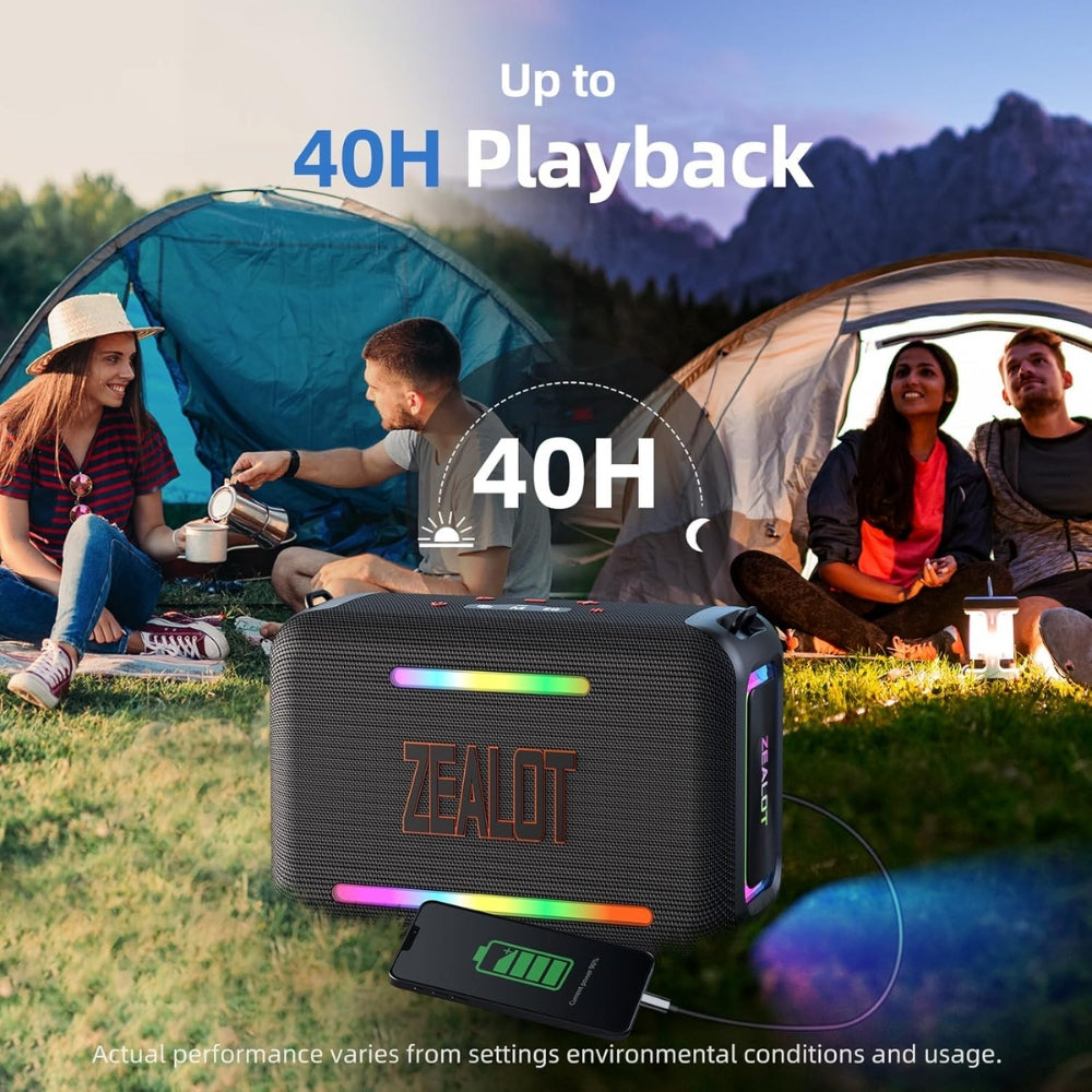 Parlante Bluetooth Zealot S95 120W Negro