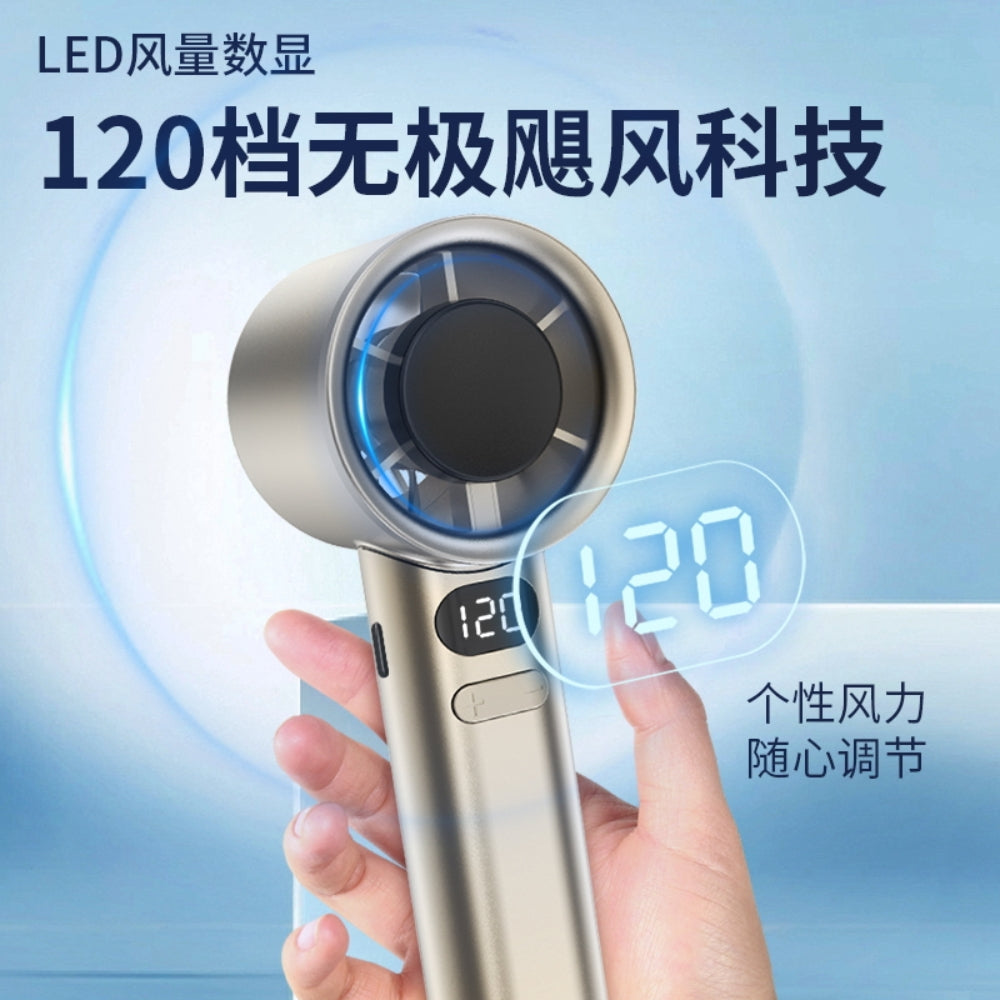 Ventilador de Mano Ejecutivo Portátil 120 Velocidades