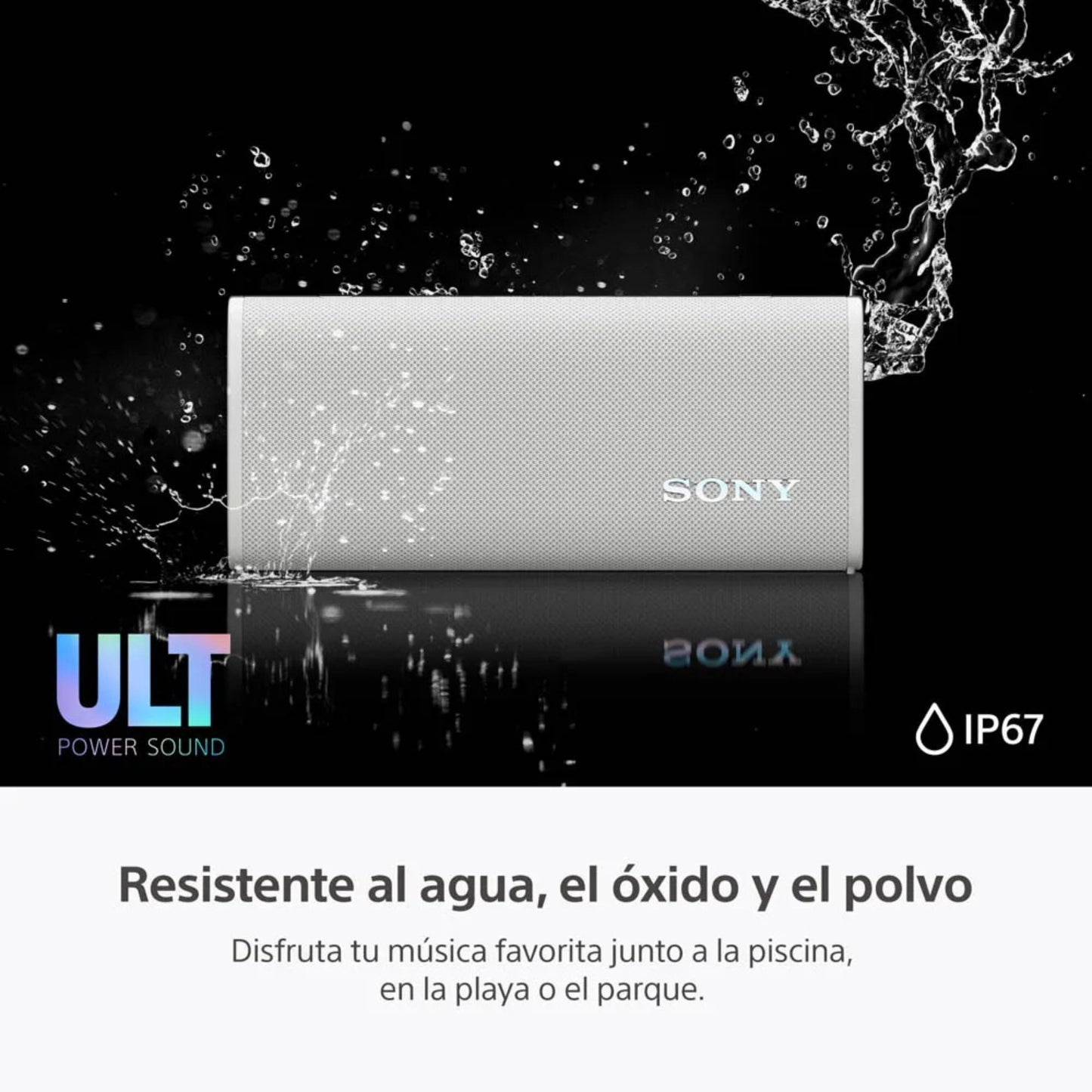⁠Parlante para fiesta Sony SRS-ULT30 24hrs Waterproof ULT FIELD 3 Blanco
