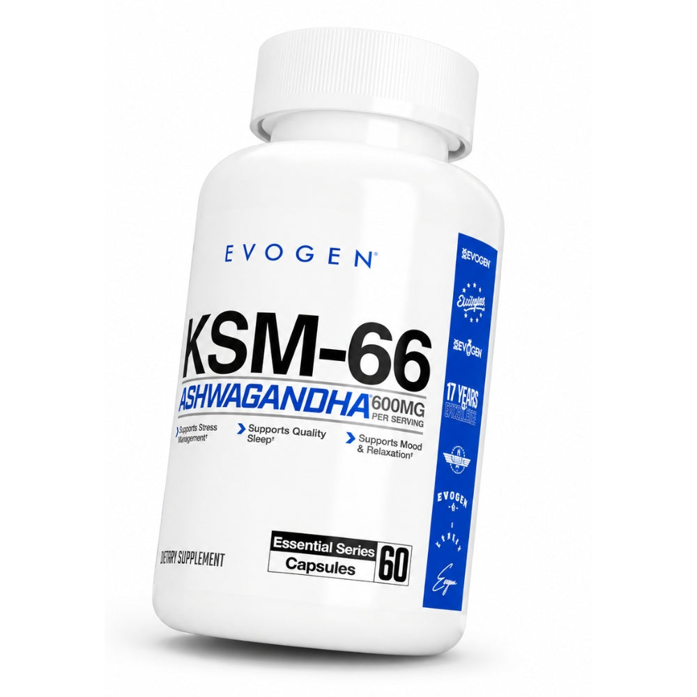 Ashwagandha Evogen KSM-66 600mg 60 Cápsulas