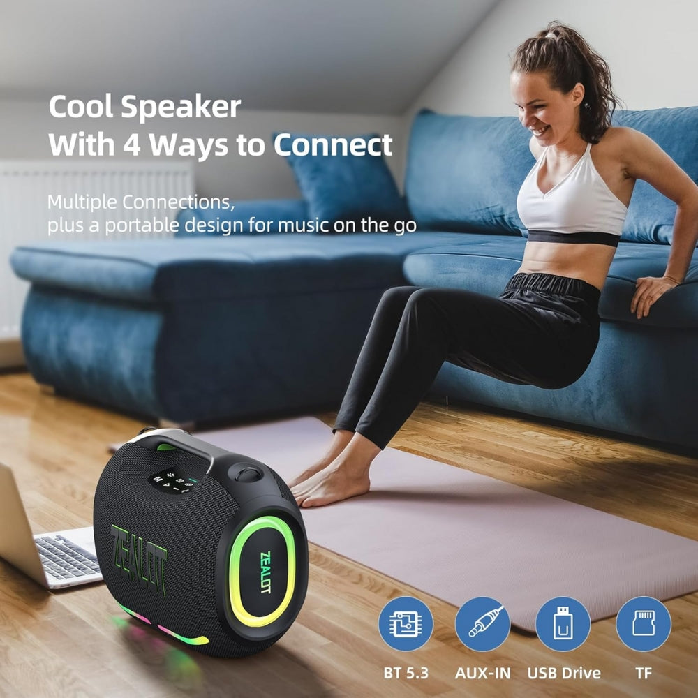 Parlante Bluetooth Zealot ZE01 120W Negro