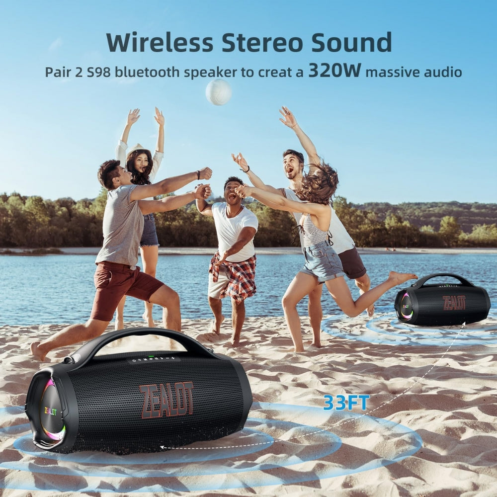 Parlante Bluetooth Zealot S98 160W Negro