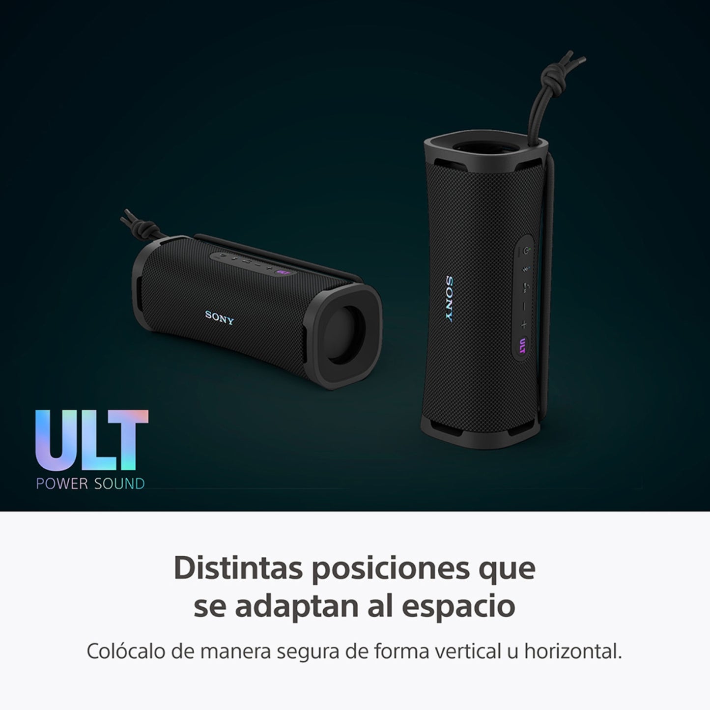 Sony Parlante Bluetooth SRS-ULT10 Portátil ULT FIELD 1 Negro