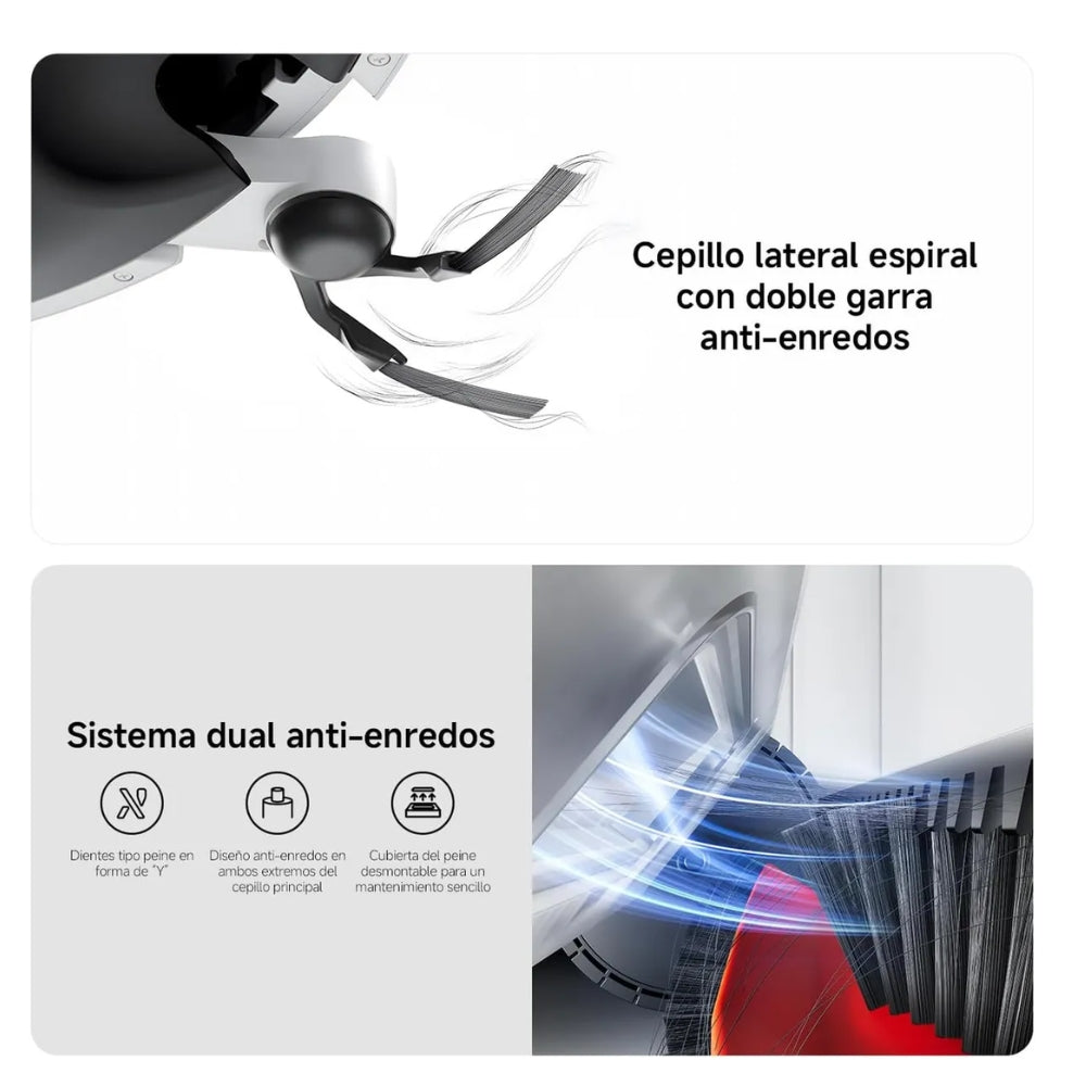 Robot Aspirador Xiaomi Vacuum H50 Pro 15000Pa Trapeador Autolavado Blanco
