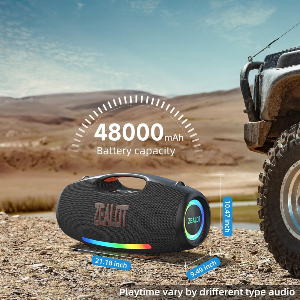 Parlante Bluetooth Zealot S89 250W Negro