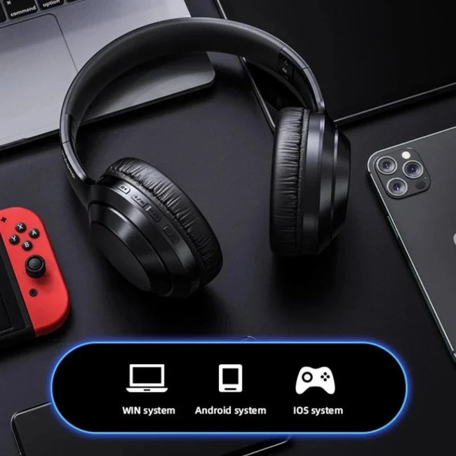 AUDIFONOS LENOVO TH10 BLUETOOTH OVER EAR NEGRO