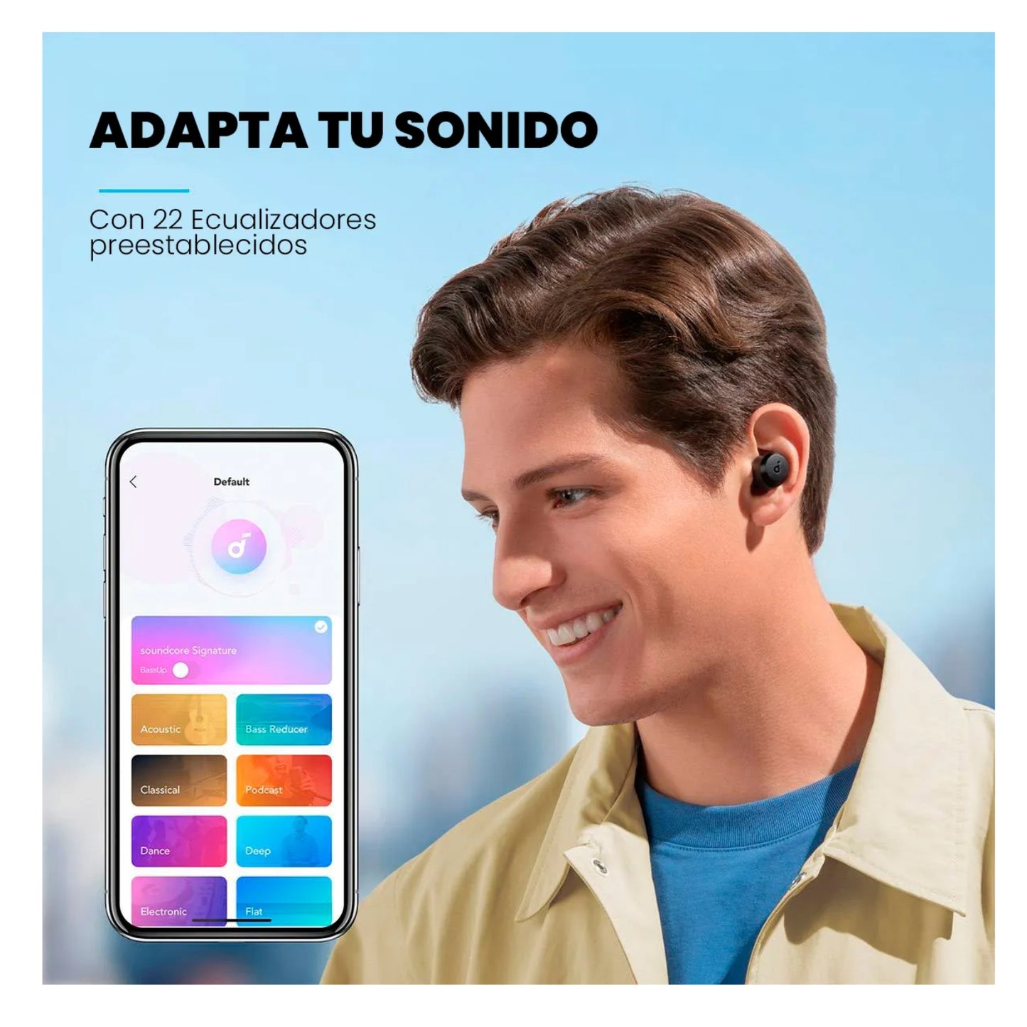 Audífonos Bluetooth SoundCore By Anker A25I BT5.3 IPX5 28Hrs