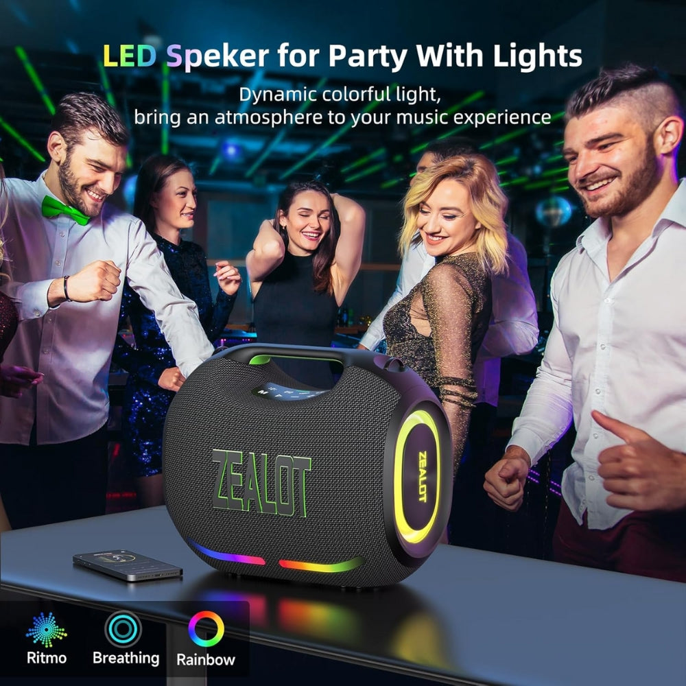 Parlante Bluetooth Zealot ZE01 120W Negro