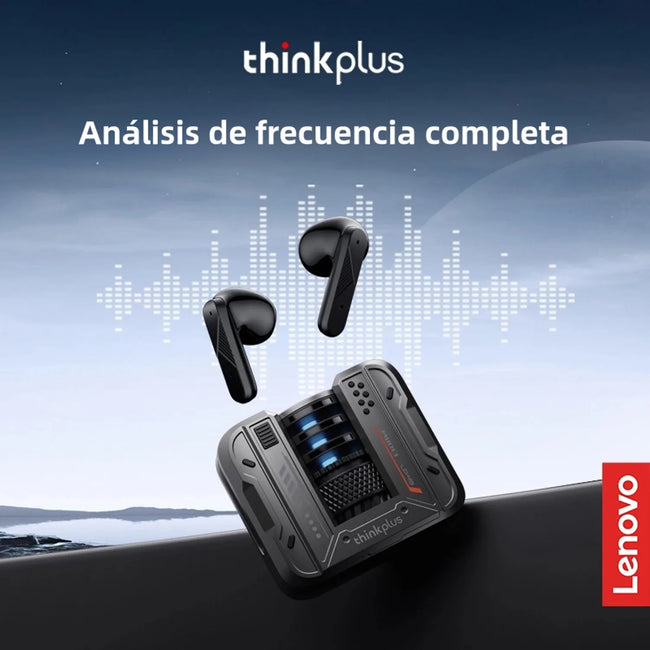 Audífono Lenovo LP49 Gris 30h Bluetooth 5.4