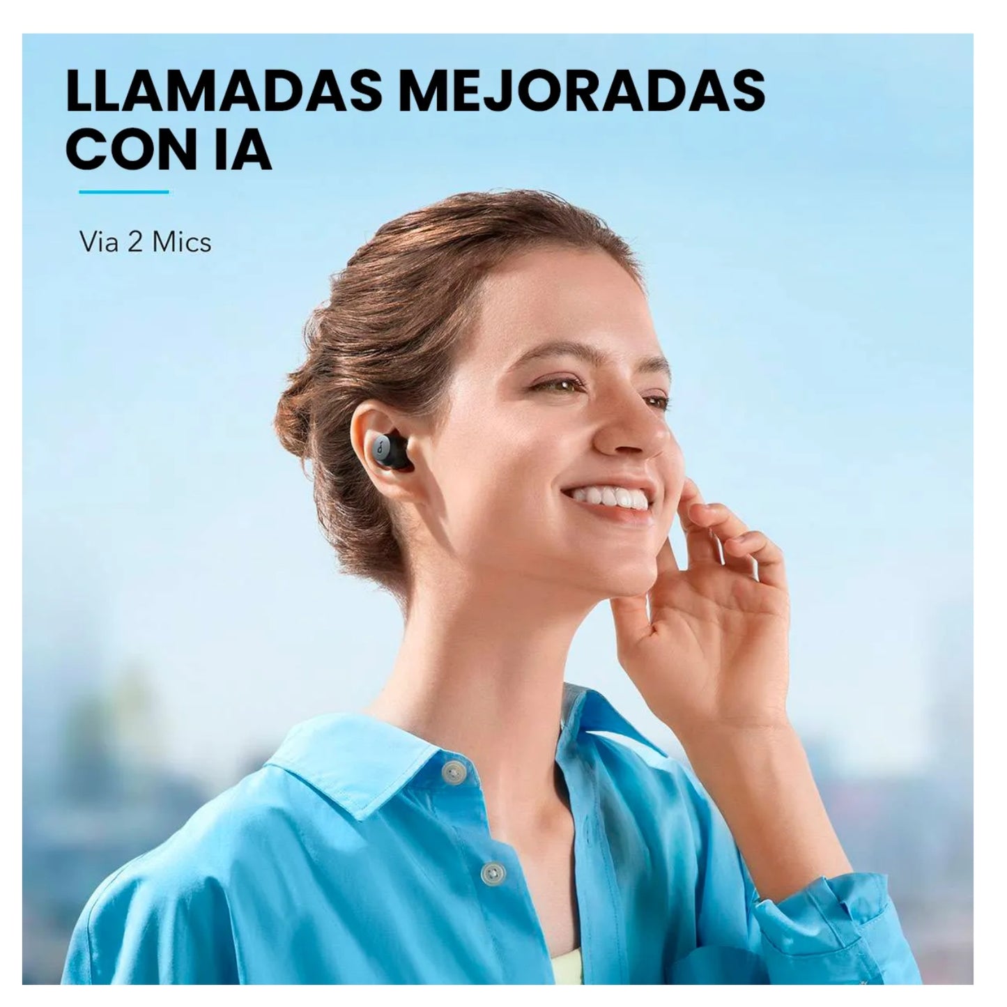 Audífonos Bluetooth SoundCore By Anker A25I BT5.3 IPX5 28Hrs