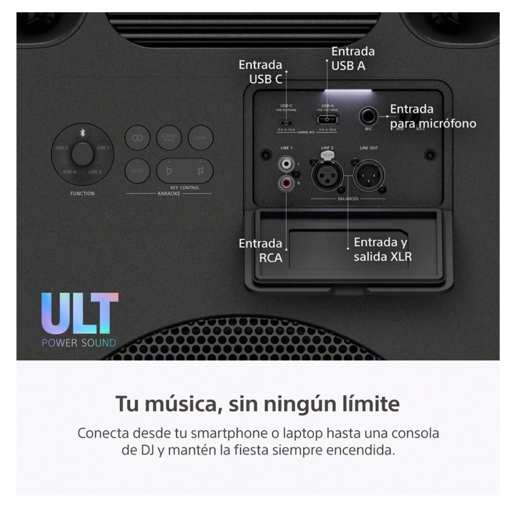 Sony Parlante Inalámbrico 2150W Ult Tower Max SRSULT3000/ZLA9
