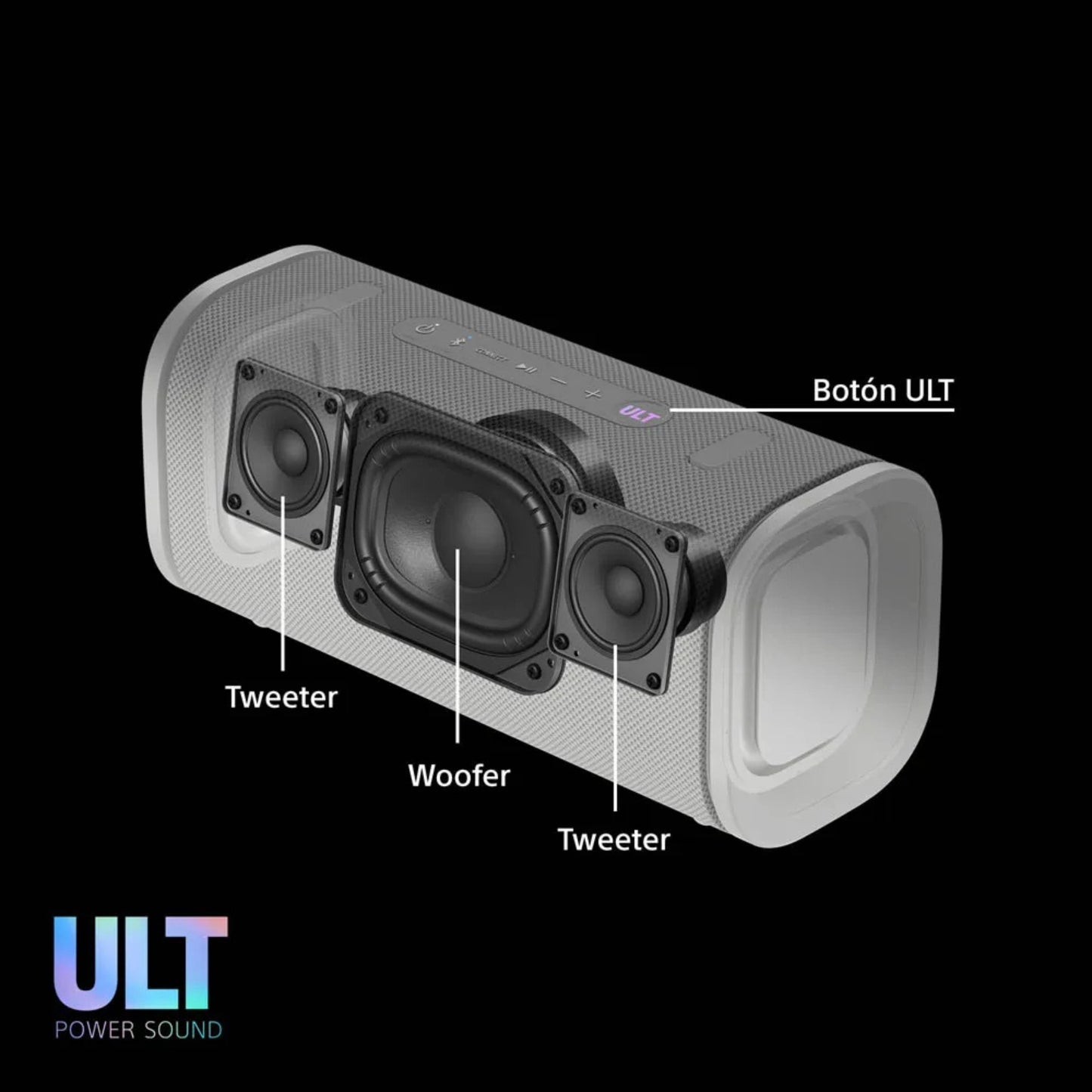 ⁠Parlante para fiesta Sony SRS-ULT50 ULT FIELD 5 Blanco