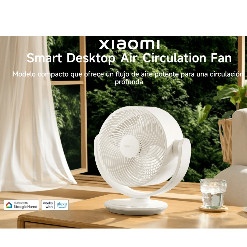 Ventilador Xiaomi de Escritorio Air Circulation Fan Blanco compatible con Alexa