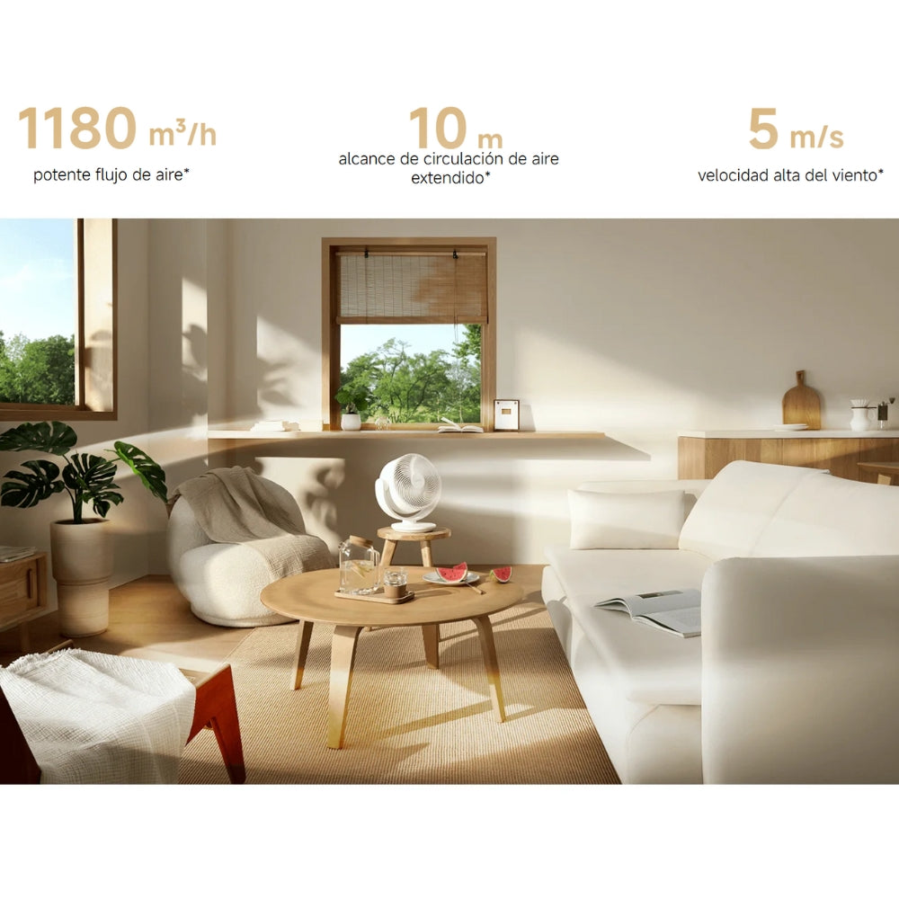 Ventilador Xiaomi de Escritorio Air Circulation Fan Blanco compatible con Alexa