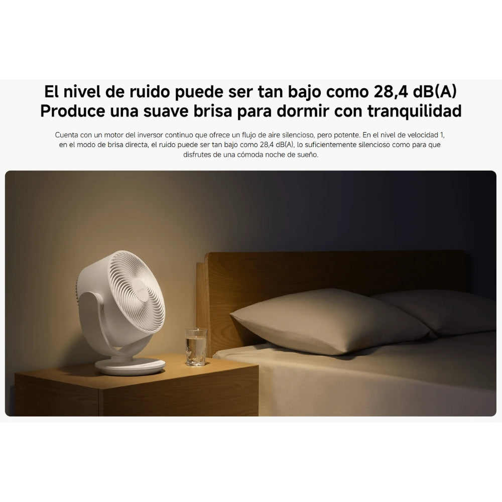 Ventilador Xiaomi de Escritorio Air Circulation Fan Blanco compatible con Alexa