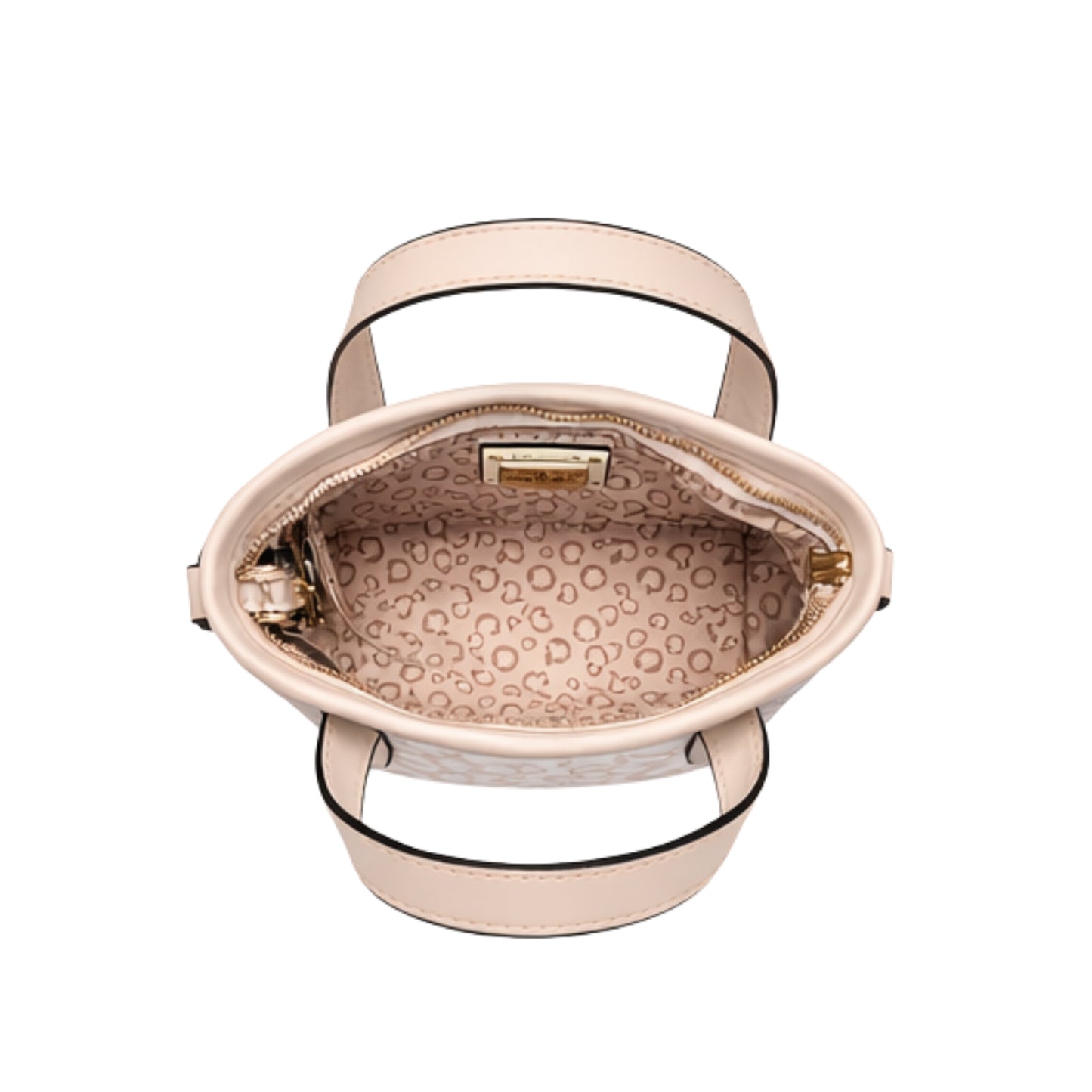 Cartera Guess Ashburn Mini Beige Monograma con Asas