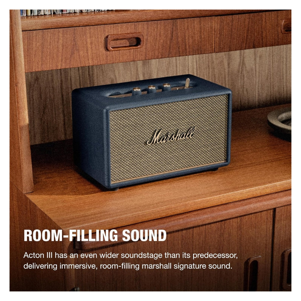 Parlante Bluetooth Marshall Acton III BT5.2 30 Watts Azul