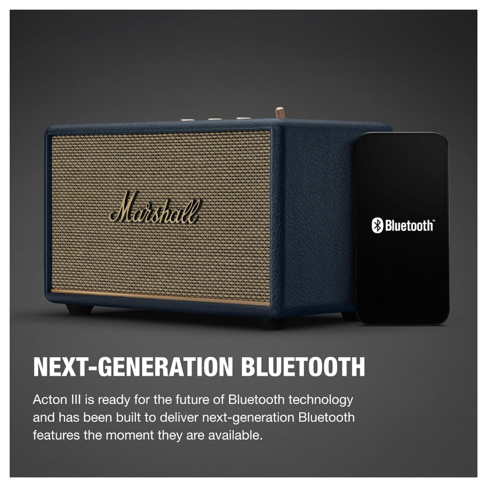Parlante Bluetooth Marshall Acton III BT5.2 30 Watts Azul