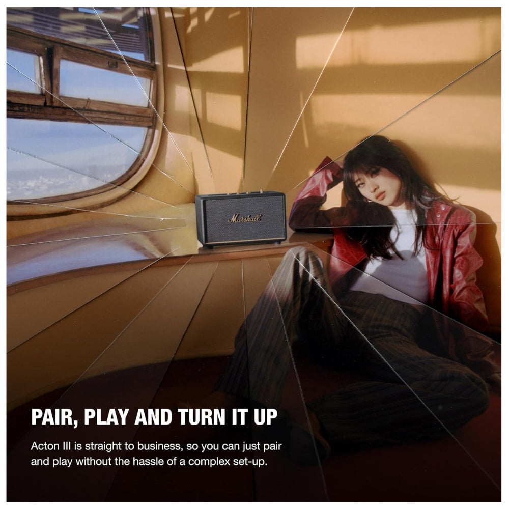 Parlante Bluetooth Marshall Acton III BT5.2 30 Watts Negro