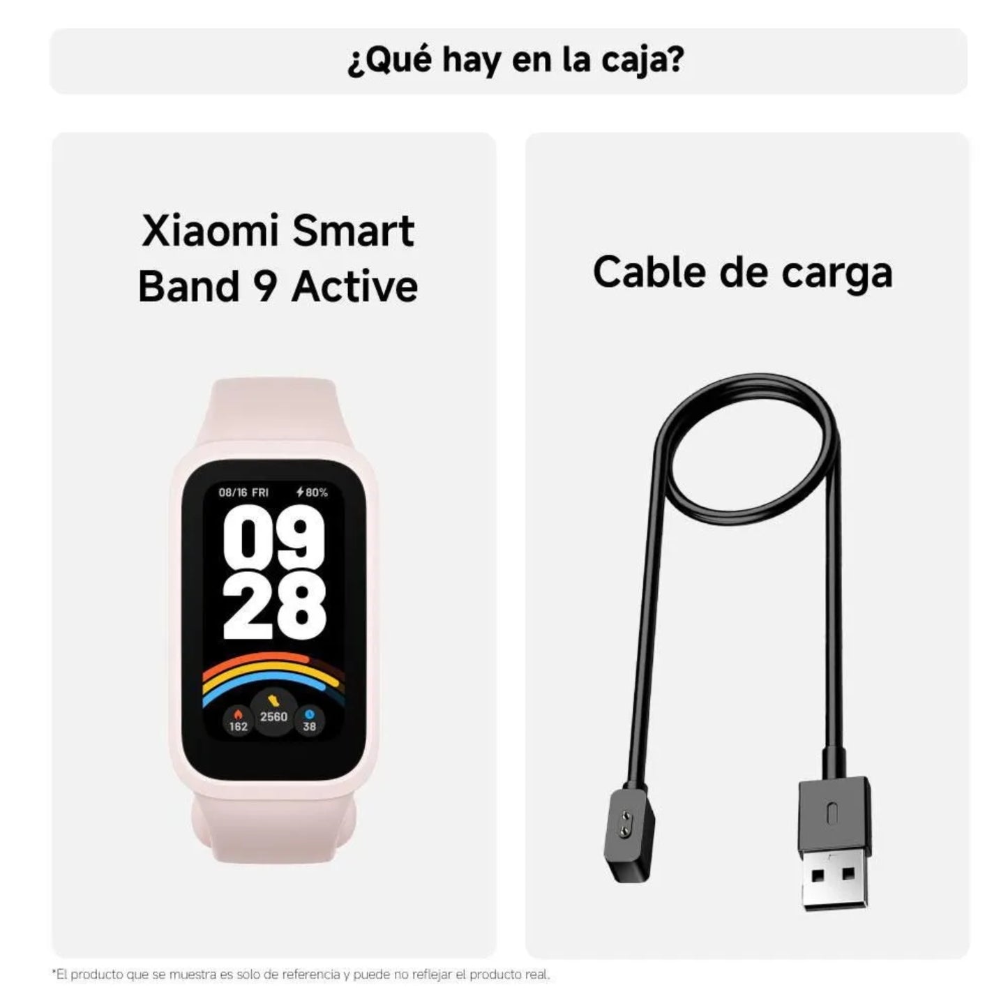 Xiaomi Redmi Smart Band 9 Active Rosado + Smart Band 8 Active Negro