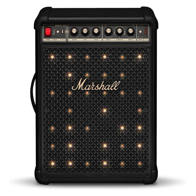 Parlante Marshall Bromley 450 Negro 40 horas 400W con luces y asa