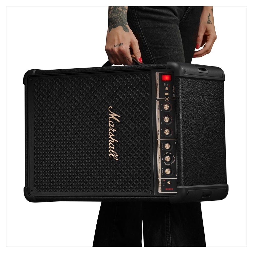 Parlante Marshall Bromley 450 Negro 40 horas 400W con luces y asa