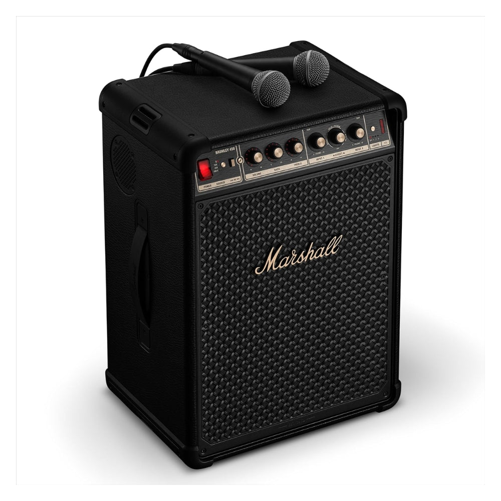 Parlante Marshall Bromley 450 Negro 40 horas 400W con luces y asa