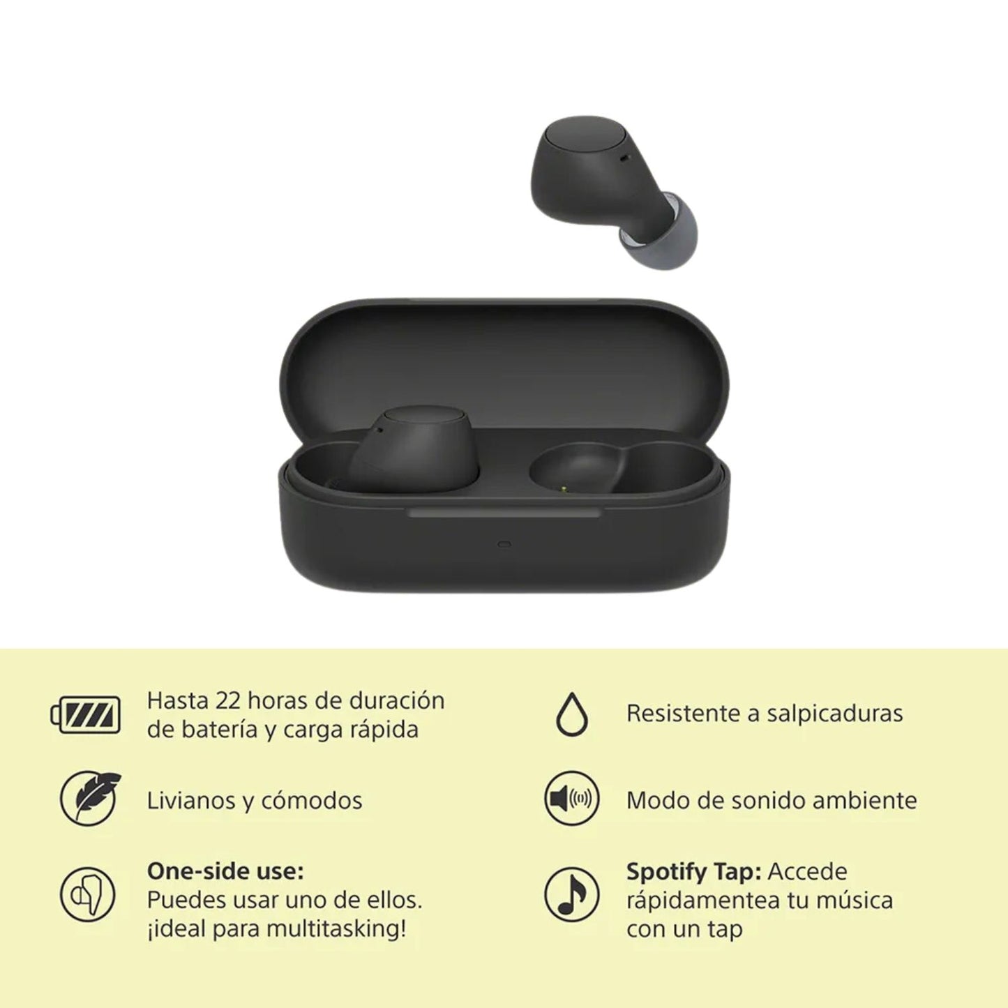 Audífono inalambrico Sony WF-C510 Negro True Wireless