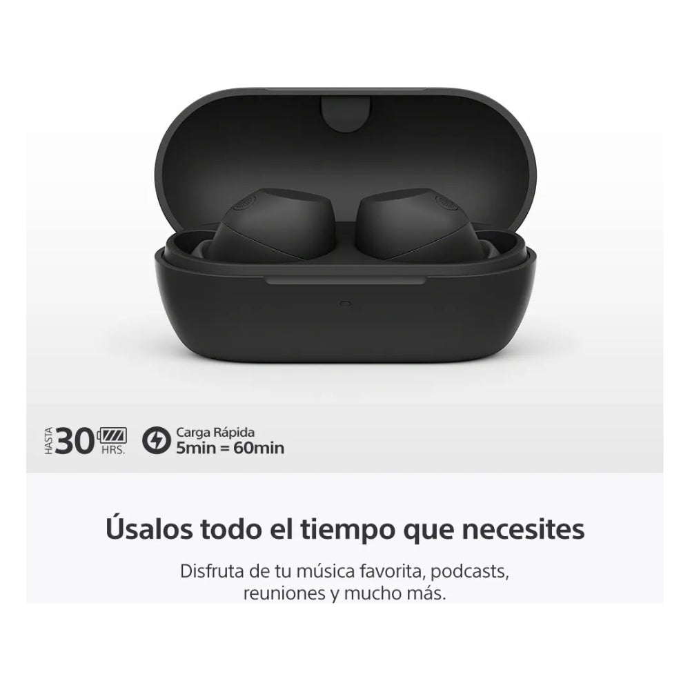 Audífonos Sony Inalámbricos Noise Cancelling In Ear WF-C710N Negro