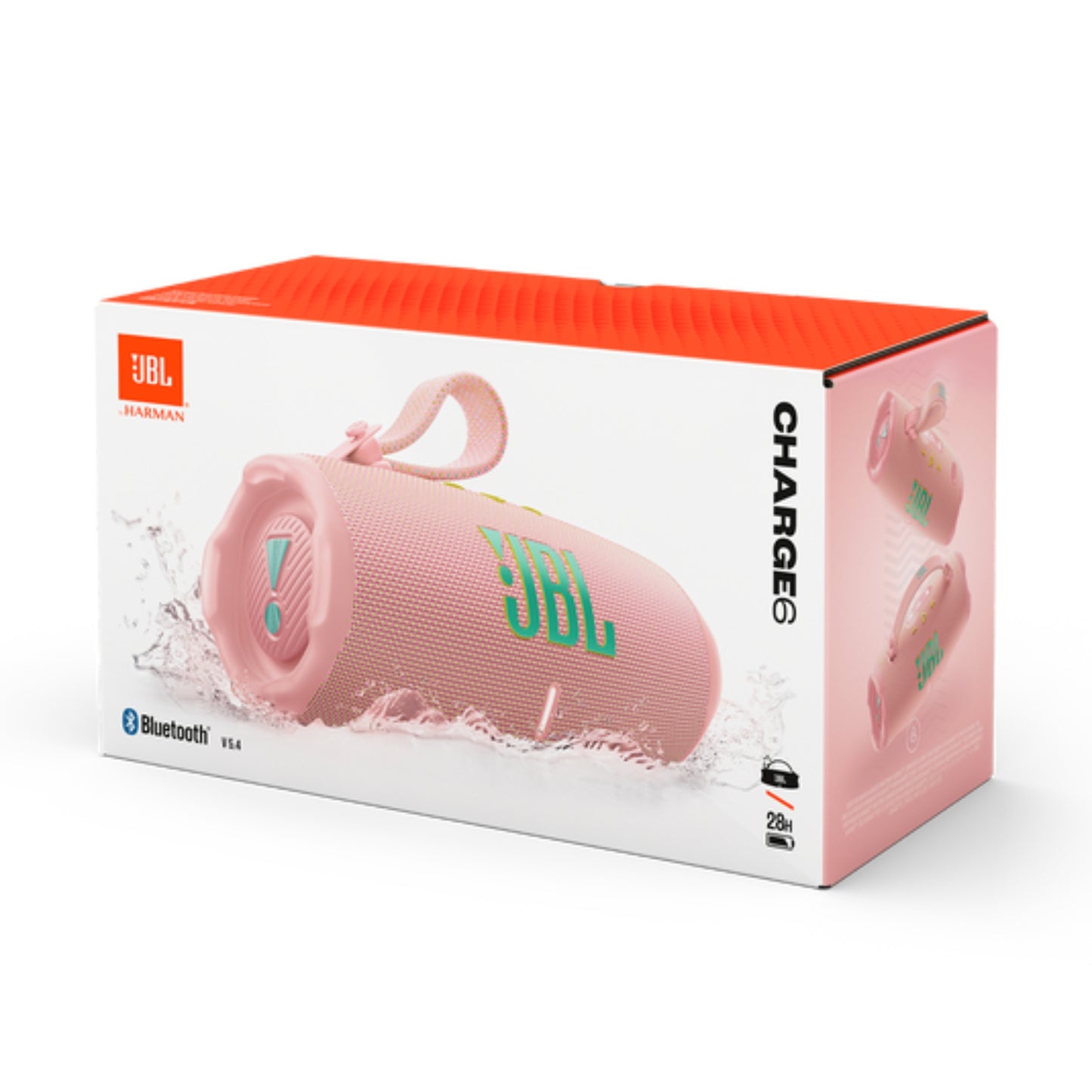 Parlante Bluetooth JBL Charge 6 28 horas - Rosado