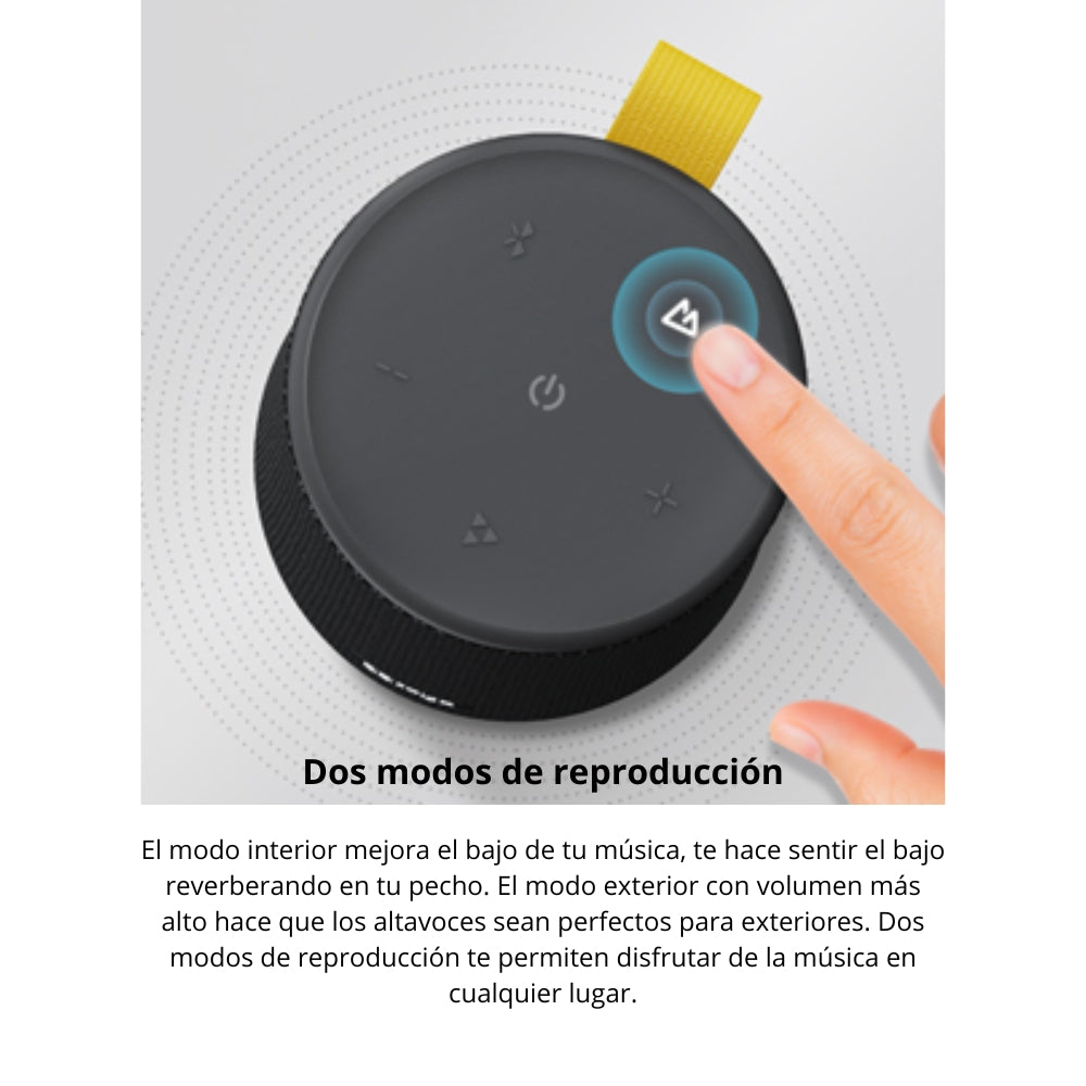 Parlante Earfun Uboom 24W Bluetooth 16h ipx7