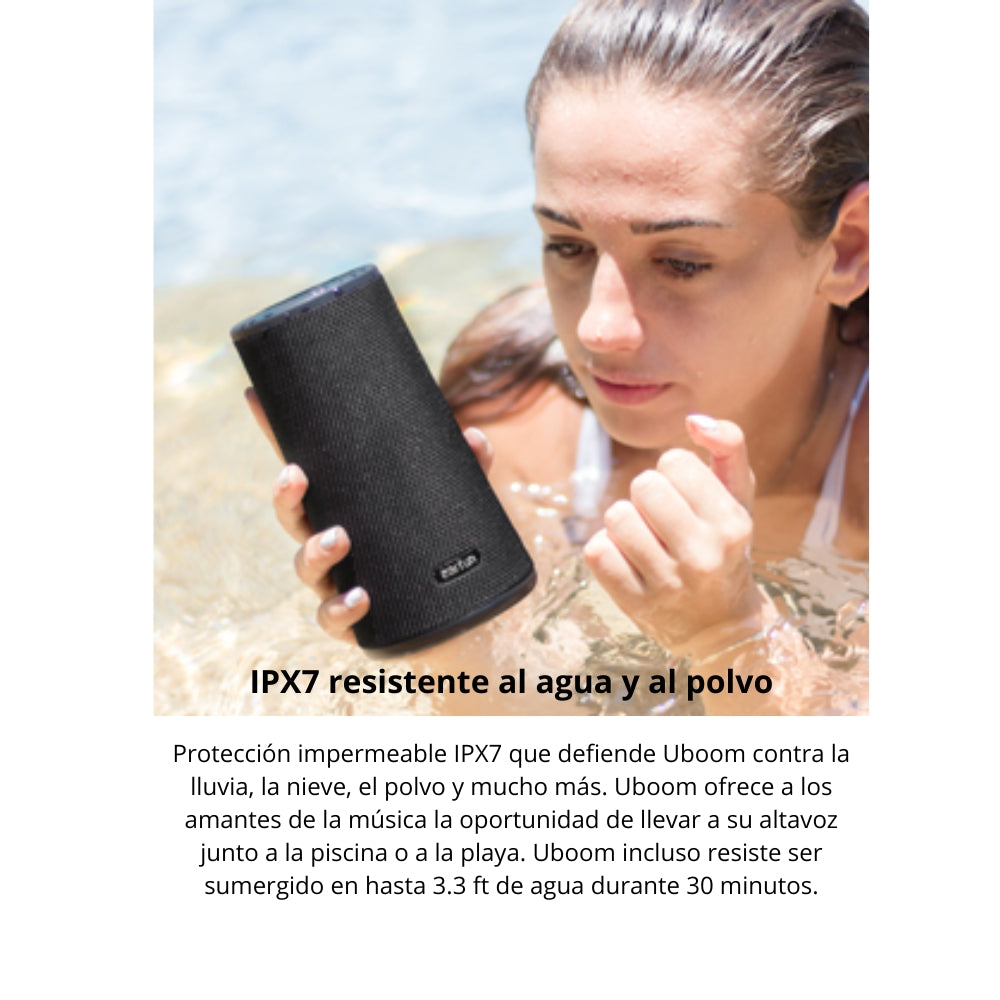 Parlante Earfun Uboom 24W Bluetooth 16h ipx7