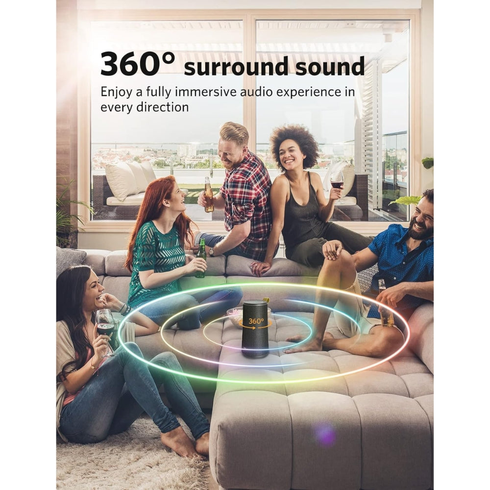 Parlante Earfun Uboom 24W Bluetooth 16h ipx7