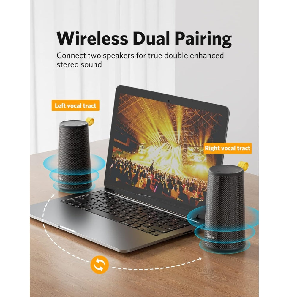 Parlante Earfun Uboom 24W Bluetooth 16h ipx7