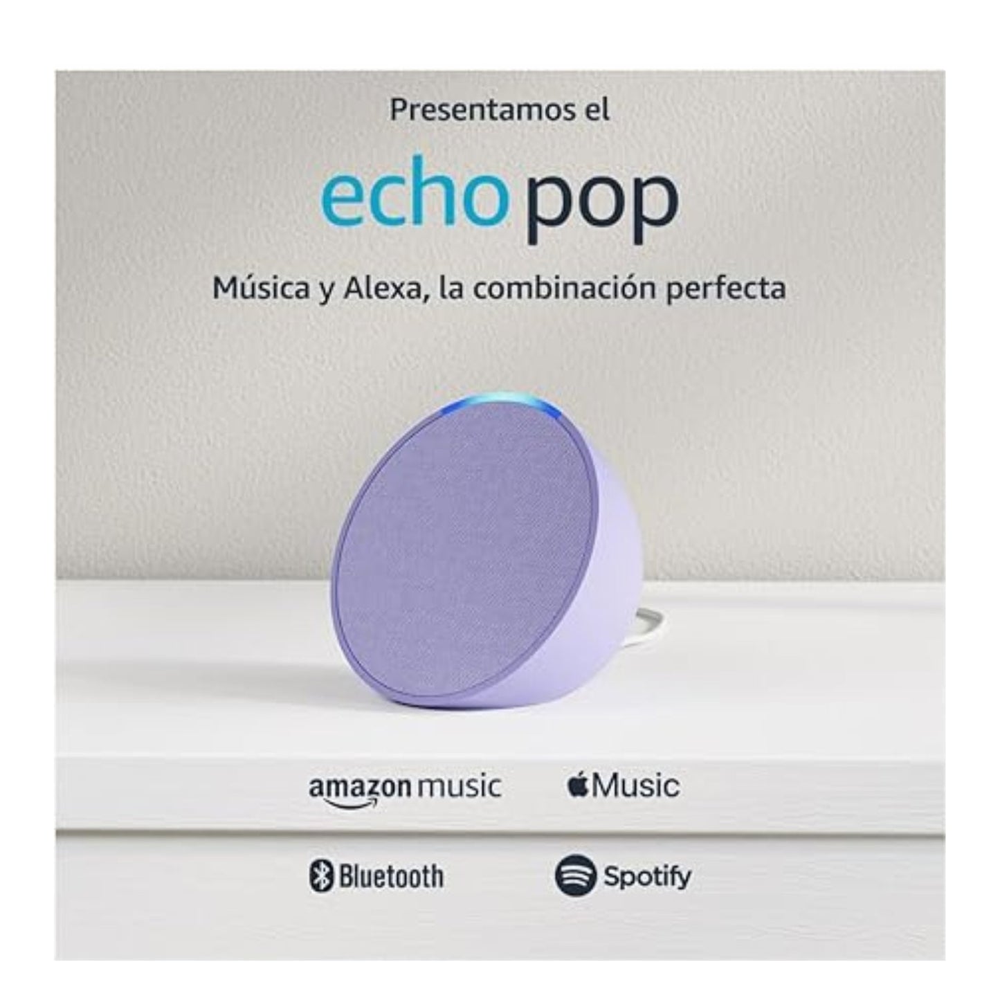 PR Amazon Echo Pop Parlante inteligente con Alexa
