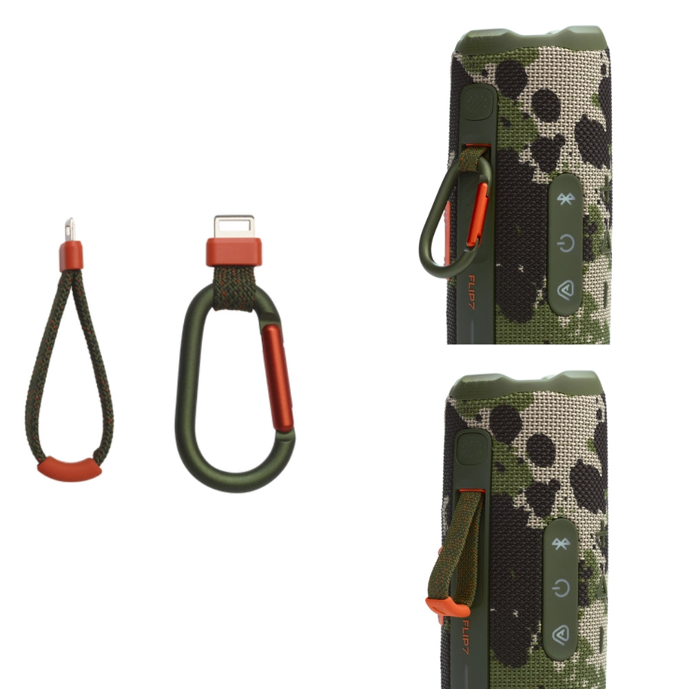 Parlante Bluetooth Portátil JBL Flip 7 Camuflado con AI Sound Boost
