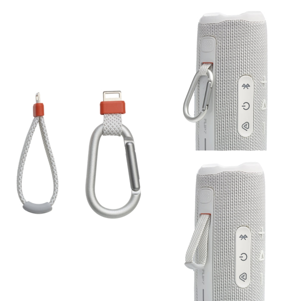 Parlante Bluetooth Portátil JBL Flip 7 Blanco con AI Sound Boost