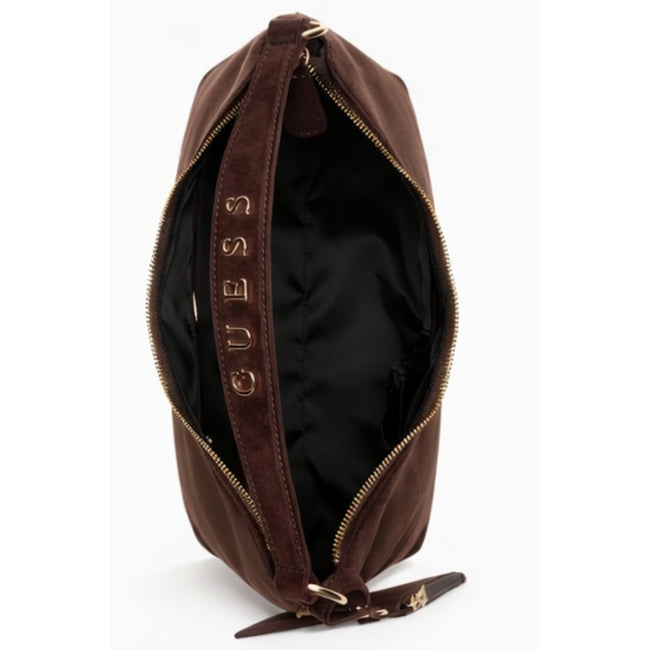 Cartera Guess Demelza Chocolate Gamuza SU998907