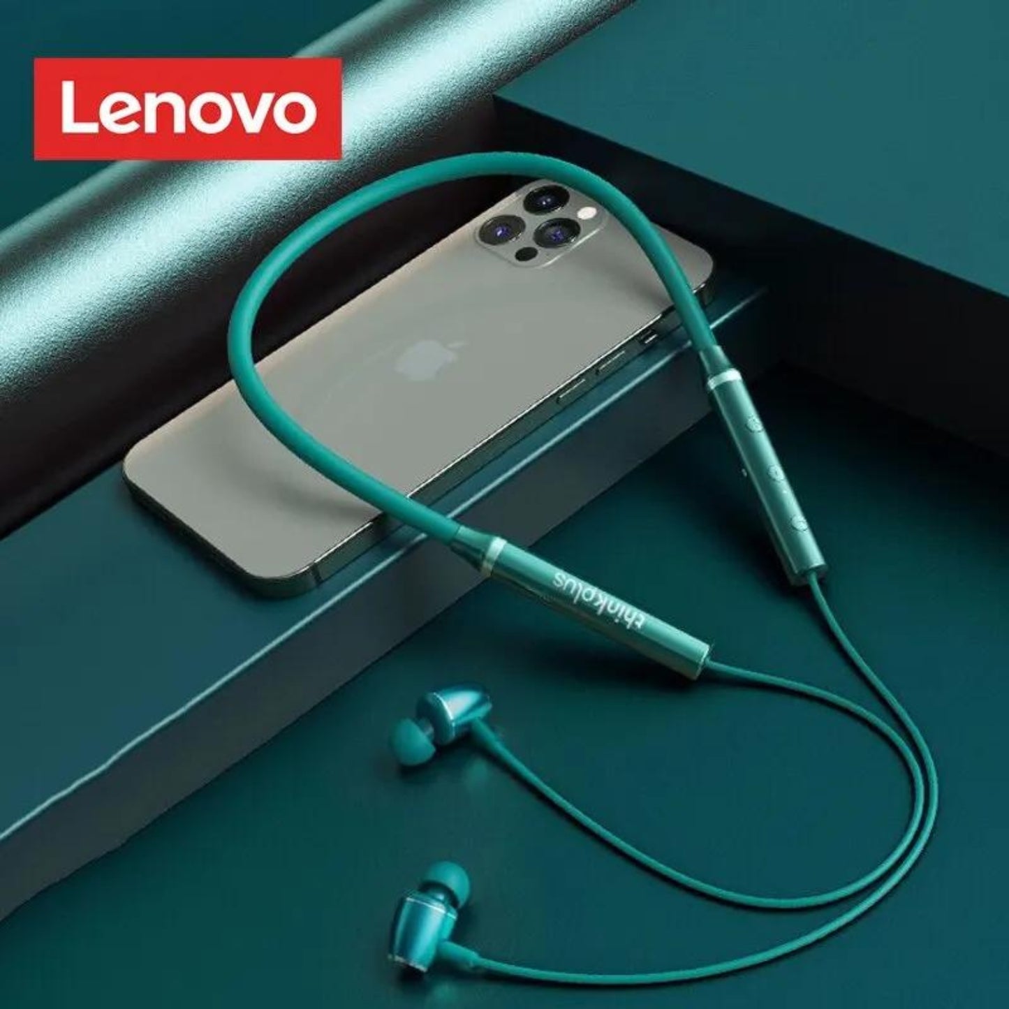 Audifonos Bluetooth Lenovo HE05X 2da Generacion banda magnetica