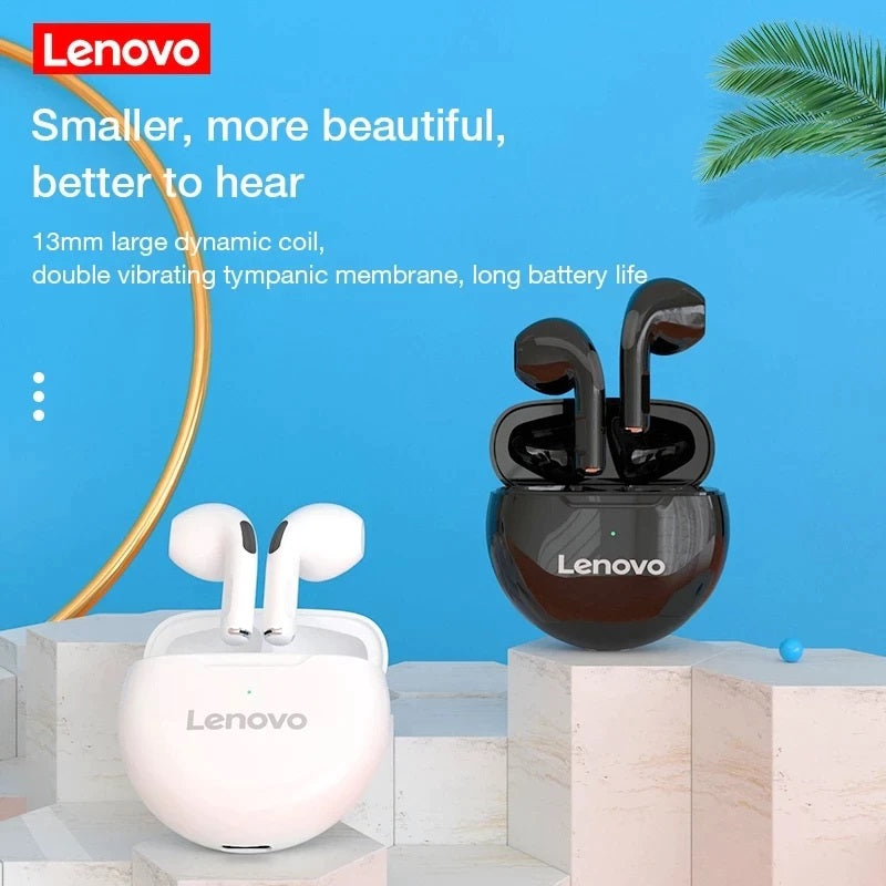 Audífonos Inalámbricos Lenovo HT38 negro + Lentes clasicos de regalo