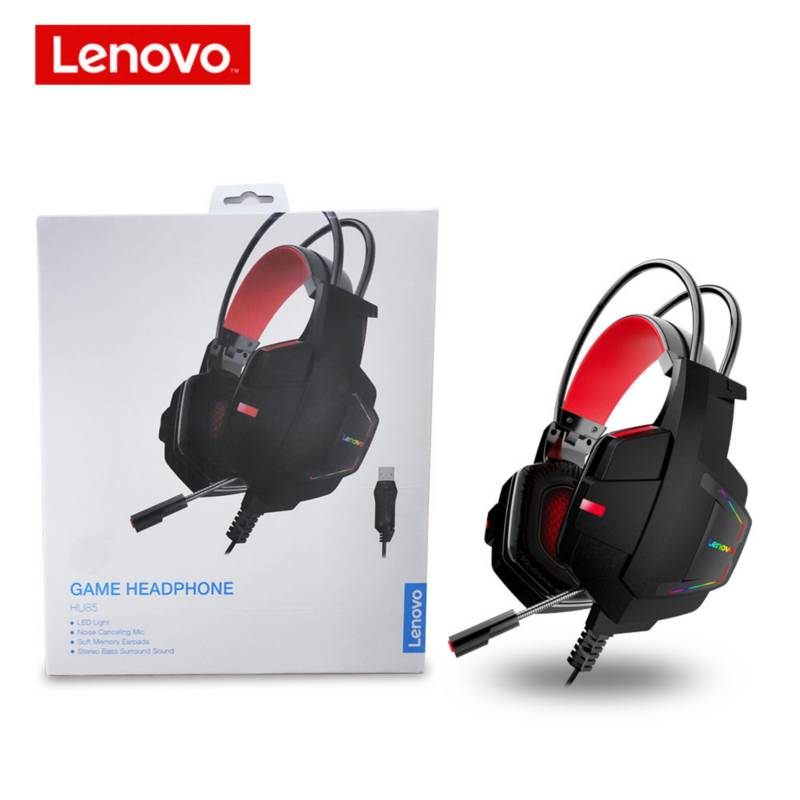 Audífono Gamer Lenovo HU85 Stereo Microfono